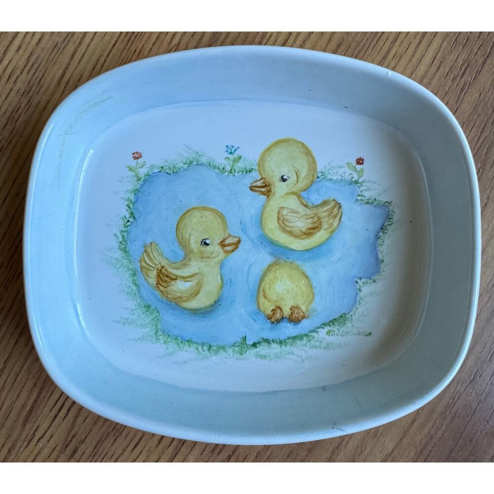 Pfaltzgraff dish Anderson Ducks 5.5”x5
